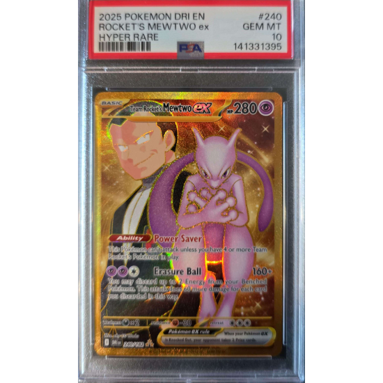 Team Rocket's Mewtwo ex (DRI 240) Destined Rivals - Singles
